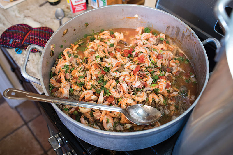 The Bevel family's jumbo gumbo gathering